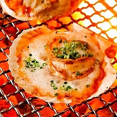 活ホタテのバター醤油 1ヶ