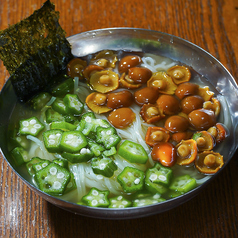 なめこオクラ冷麺