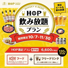 長濱浪漫ビール HOP 三条木屋町のコース写真