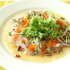 鮮魚の彩りカルパッチョ