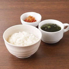 ごはんセット（ライス・スープ）