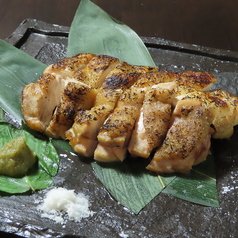 大山鶏の岩塩焼き