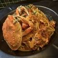 料理メニュー写真&nbsp;香箱蟹とズワイガニのパスタ