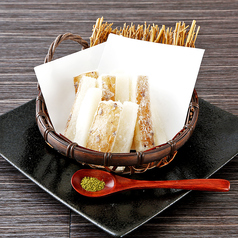 山椒香る長芋唐揚げ～仁淀川産山椒使用～