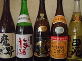 焼酎・梅酒各種。他にもビール、ワイン、日本酒なども！