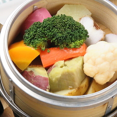 無農薬野菜のセイロ蒸し