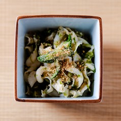 貝ひも生海苔和え