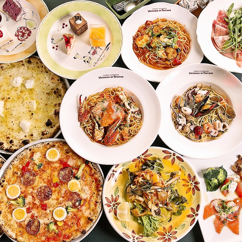 ◆色とりどりのイタリアンメニュー