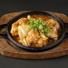 韓国風ホルモン鉄板