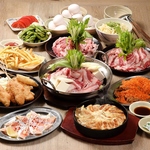 3時間飲み放題と牛肉３倍の豪華なコース☆≪全9品≫「牛肉3倍特盛すき焼き鍋コース」4,500円(税込)