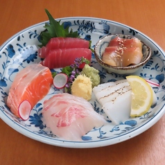 本日の刺し盛り 3点盛り(2人前)