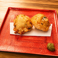 料理メニュー写真&nbsp;能登イカとあさりの揚げ団子　1個