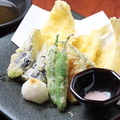 料理メニュー写真&nbsp;キスと季節野菜の天ぷら