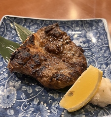 本マグロ下あごの炭焼き