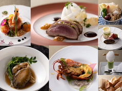 THE DINING シノワ唐紅花&鉄板フレンチ蒔絵のコース写真