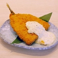 料理メニュー写真&nbsp;長崎県産アジフライ(1枚)／本日のクリームコロッケ