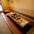 掘りごたつ席は会社宴会や歓送迎会など各種ご宴会におすすめです