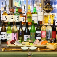 当店こだわりの日本酒が常時130種類以上