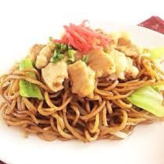 牛ホルモン焼きそば