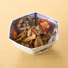 いたどりのシビ辛炒め