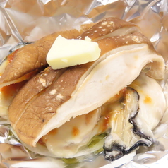 能登牡蠣と百万石椎茸のホイル焼き