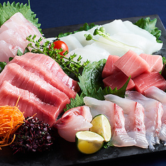 本日の刺身5点盛り