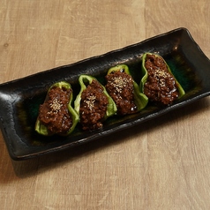 パリパリ肉味噌ピーマン（4個）