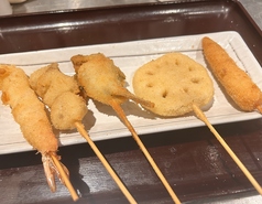 海鮮野菜盛り5串