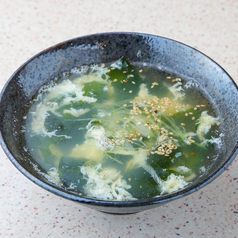 わかめ玉子スープ