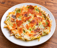 チーズスズシロゼン(大根とブロッコリーのチーズチヂミ)