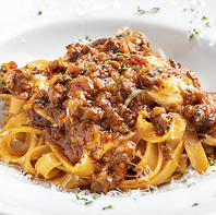 ボロネーゼをはじめとした、美味しいパスタの数々