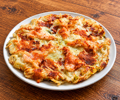 エビチーズスズシロゼン(海老と大根とブロッコリーのチーズチヂミ)