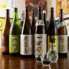 豊富な日本酒