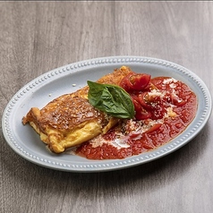ふわとろチーズomelette 　たっぷりトマトとフレッシュバジル
