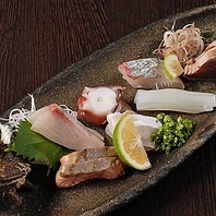 鮮度抜群！贅沢な「本日の刺盛り」
