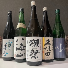 日本酒の種類が豊富☆