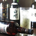 日本酒以外も！「飲みたい！」を揃えました。ウィスキーは全8種。品薄な銘柄もあります450円～