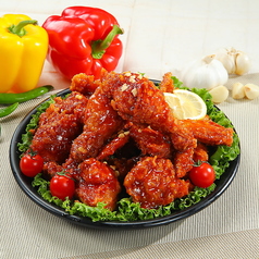 [骨ありor骨なし選択チキン] ヤンニョムチキン/激辛チキン　中