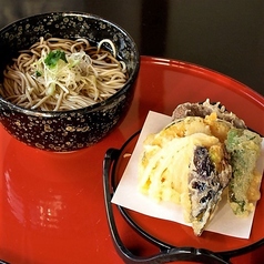 野菜天ぷらそば