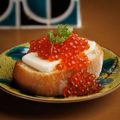 いくらの発酵バタートースト