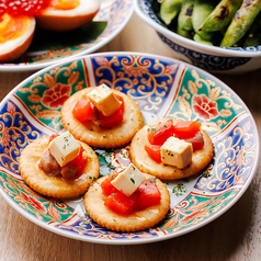 サーモンと味噌漬けクリームチーズ