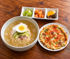 ネンミョン(冷麺)+スズシロゼン定食