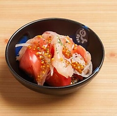 鶏の生ハムとトマトのハニーマスタード