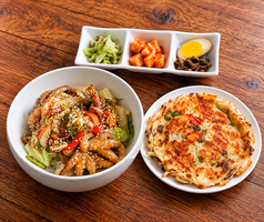 てりやきツクミドッパブ+ススシロゼン定食