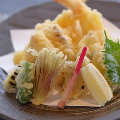 天ぷらの盛り合わせ