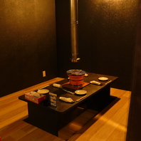 プライベートな空間で楽しむ食べ放題◎