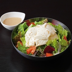 純豆富のごまドレサラダ