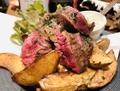 料理メニュー写真 最強!!ハラミステーキ～ガーリックホイップを添えて～