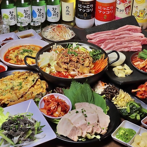 江古田で美味しい韓国料理を楽しめます♪お得な120分飲み放題コースもご用意◎