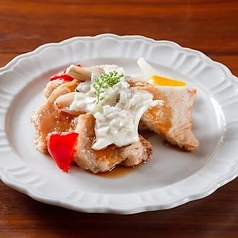 メカジキの甘酢あんかけタルタルソース